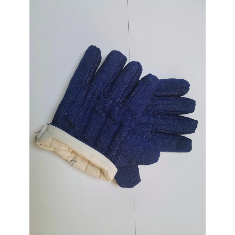 ZDET 布棉手套26-31.5cm 五指劳动布 (单位：副)
