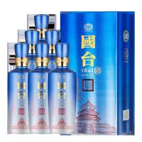 [自营运营]国台酒酱香型白酒53度 青云酒500ml*6高档整箱礼盒装高度白酒 2015年酿造