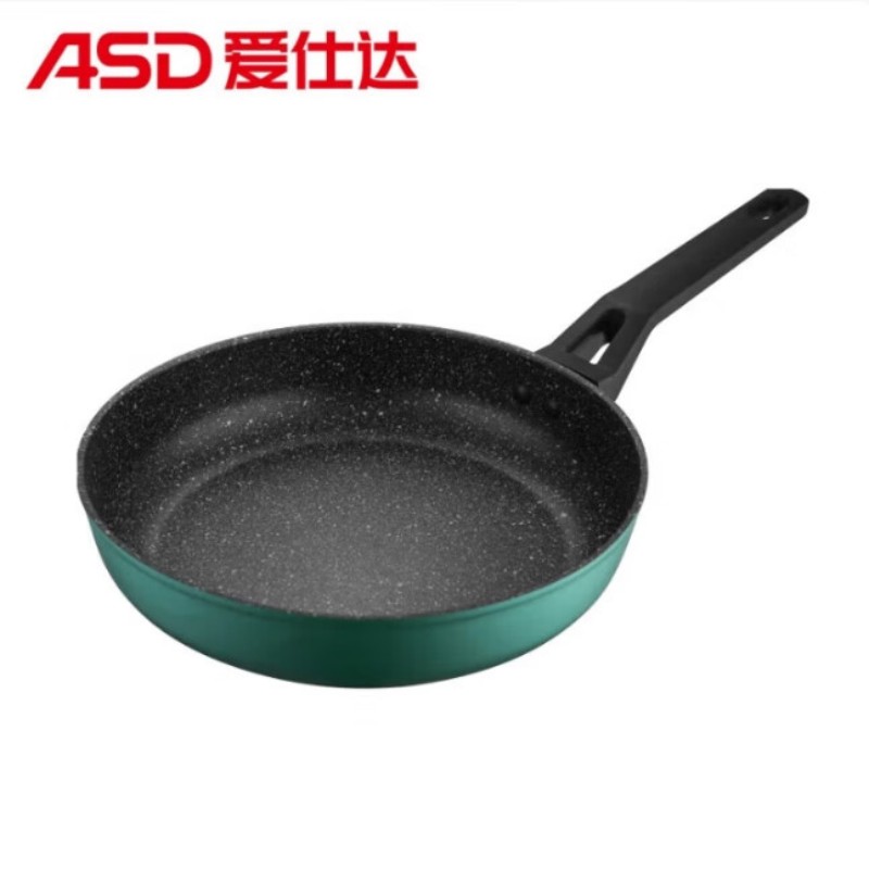 爱仕达 煎锅麦饭石色不粘锅轻油少烟平底锅 明火适用 JL24Q2TG 24cm