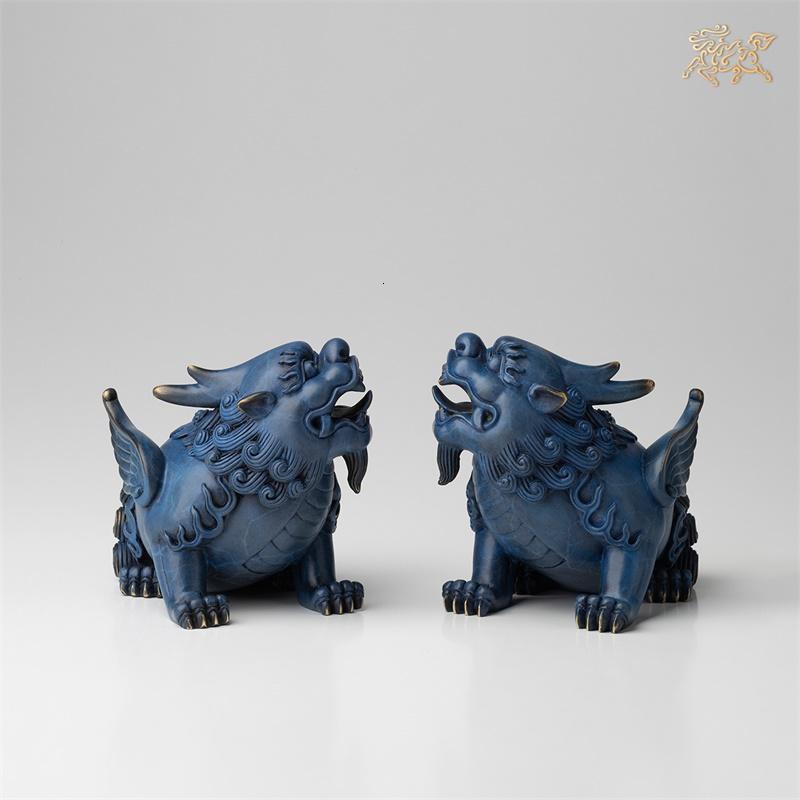 美帮汇全铜摆件 《貔貅之(一对)》铜工艺品 家居饰品高清大图
