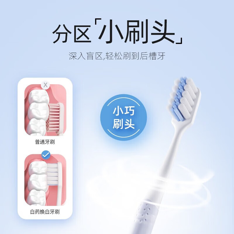 云南白药(YUNNANBAIYAO)金口健竹炭清新深洁养龈成人焕护牙刷 1支高清大图