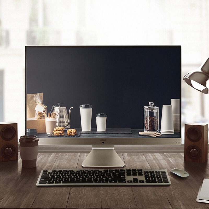 华硕(ASUS)傲世V241ICGK-WA042T 23.8英寸家用办公台式一体机电脑（英特尔四核 i5-8265U 8G内存 256GB 930MX-2G独显 win10 定制