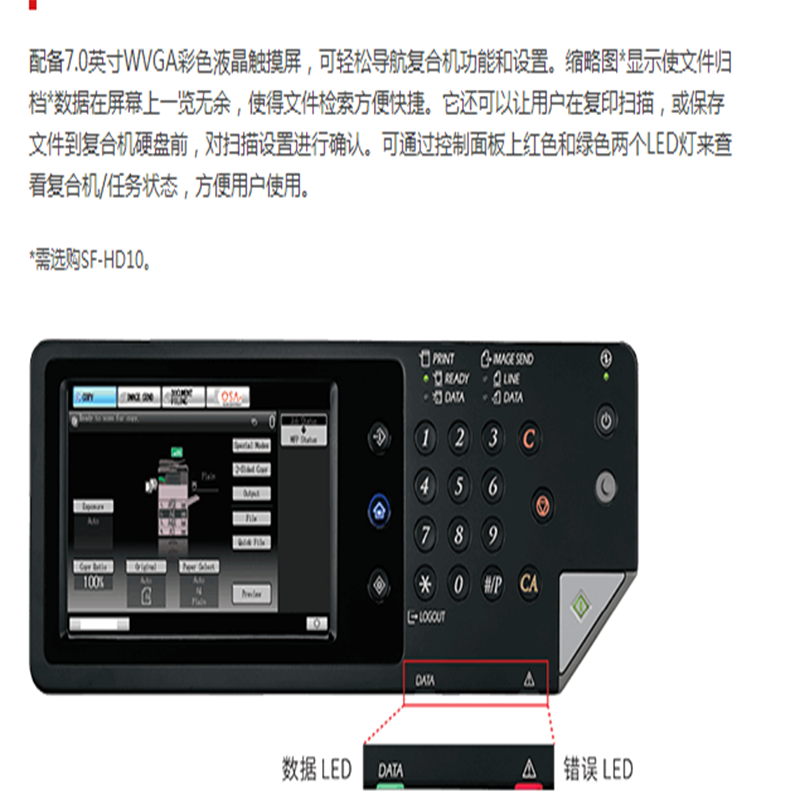 夏普SF-S312NV双纸复合机高清大图
