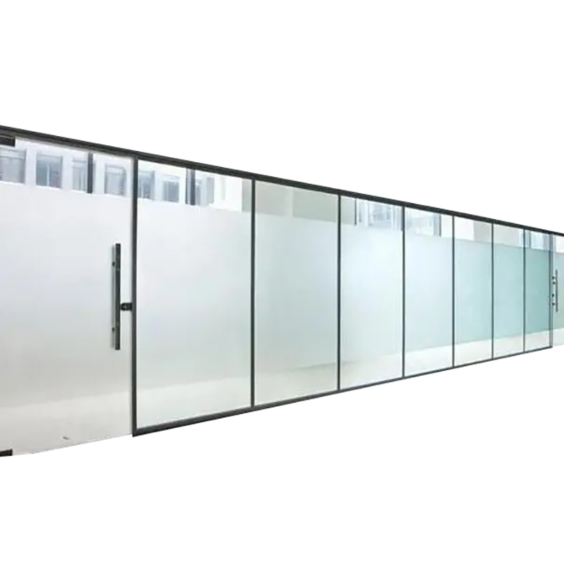 三猫树 玻璃隔断 双玻带百叶 平方米高清大图