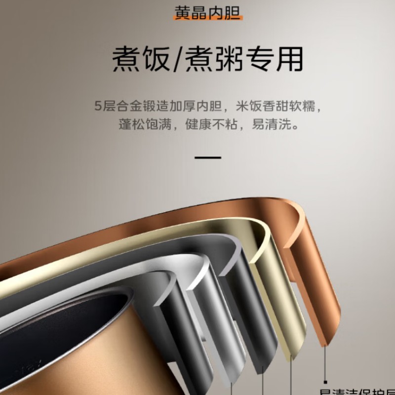 美的电压力锅家用YLE501高清大图