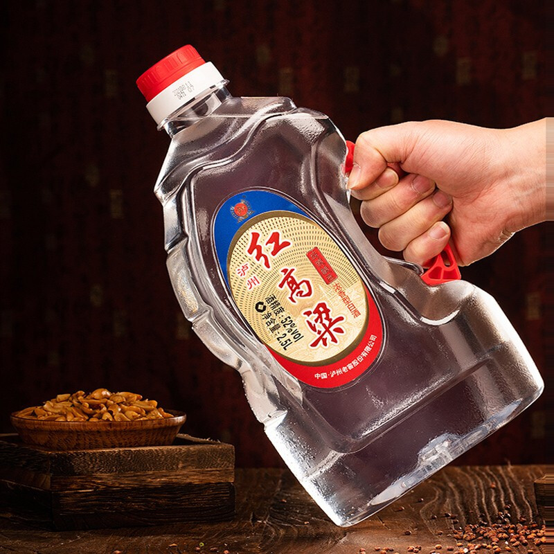 泸州老窖泸州红高粱散装桶装白酒52度浓香型25l1桶
