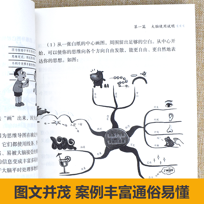 大脑使用书6册记忆力训练书 [正版]大脑使用书6册记忆力训练书 数学智力开发 思维导图全脑开发益智游戏大脑思维书籍 逻辑高清大图