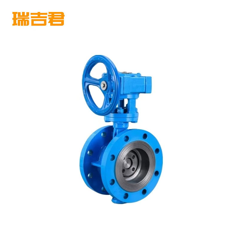 瑞吉君 法兰铸钢蝶阀 DN80 个高清大图