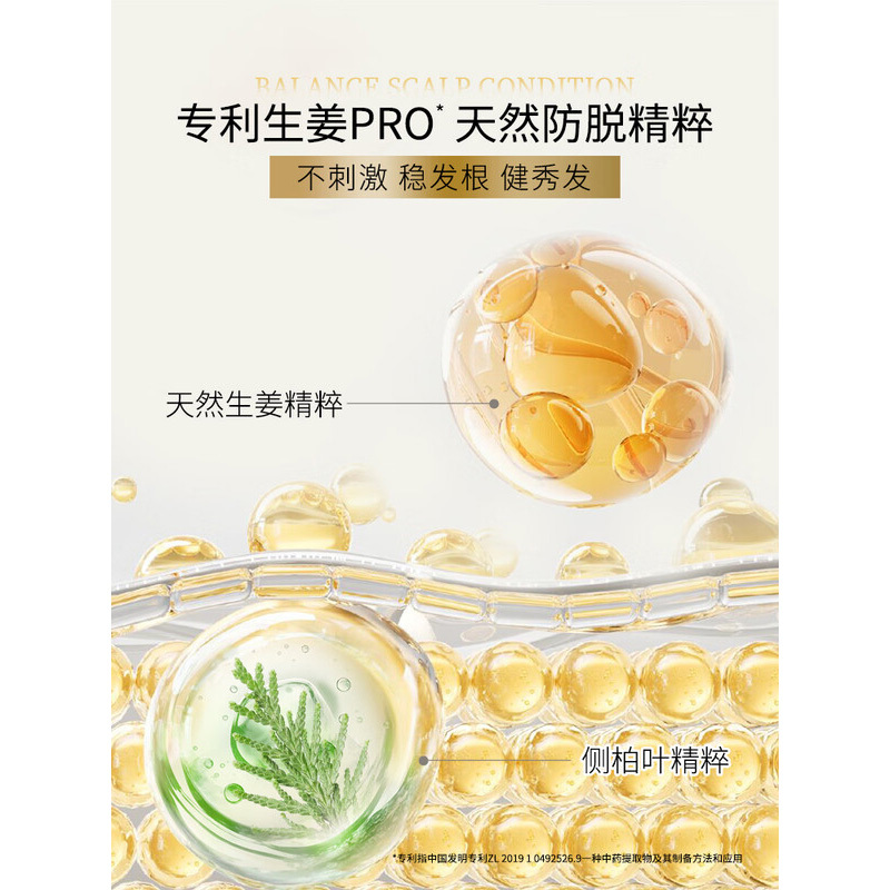 滋源 生姜强根健发系列防脱洗头水油性535ml高清大图