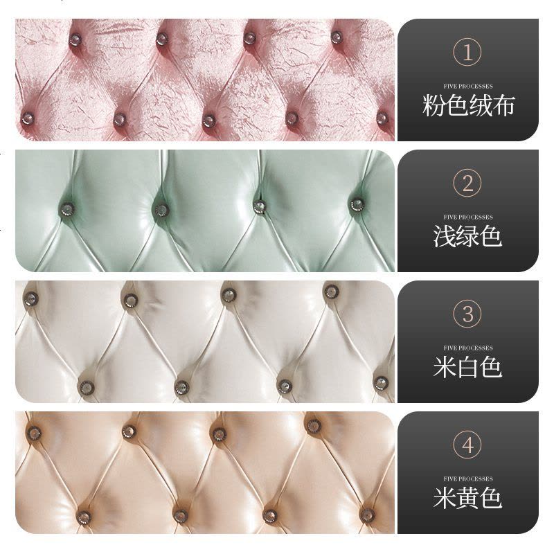 欧式床双人床主卧雕花实木床1.8米婚床卧室白色公主床1.5米储物床图片