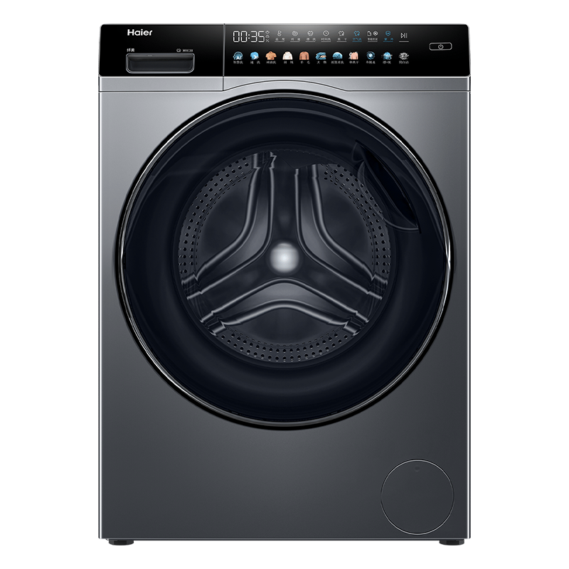 海尔(Haier)云溪系列 10公斤 变频滚筒洗衣机 精华洗2.0 洗干一体机 HBD14166PROL 消费补贴