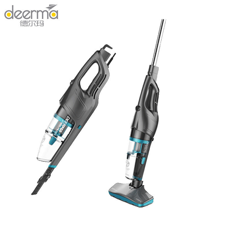 德尔玛(Deerma)吸尘器 DX920 机械式手持吸尘器家用 手持推杆两用 地毯式干式 尘杯集尘 无耗材扫地机