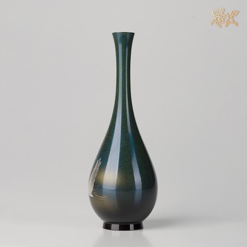 美帮汇全铜摆件《高冈铜器之瑞鹤》铜工艺品 家居饰品花瓶高清大图