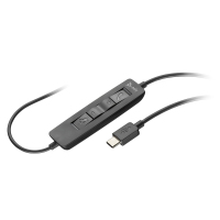缤特力(Plantronics)EncorePro 310 USB-C单耳头戴式电脑办公耳机 话务客服降噪耳麦(Type