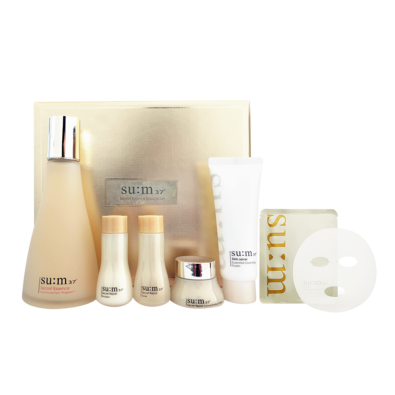 苏秘37度(su:m 37)奇迹护理精华露礼盒6件套(240ml+27g)呼吸“魔法”精华套盒精华护肤套装