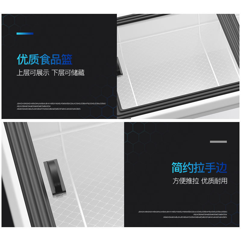 飞天鼠(FTIANSHU) 1.8米平岛柜全冷冻生鲜柜冷鲜柜全冷冻柜烧烤配菜柜展示柜冷藏商用保鲜柜速冻柜点菜柜超市冰箱
