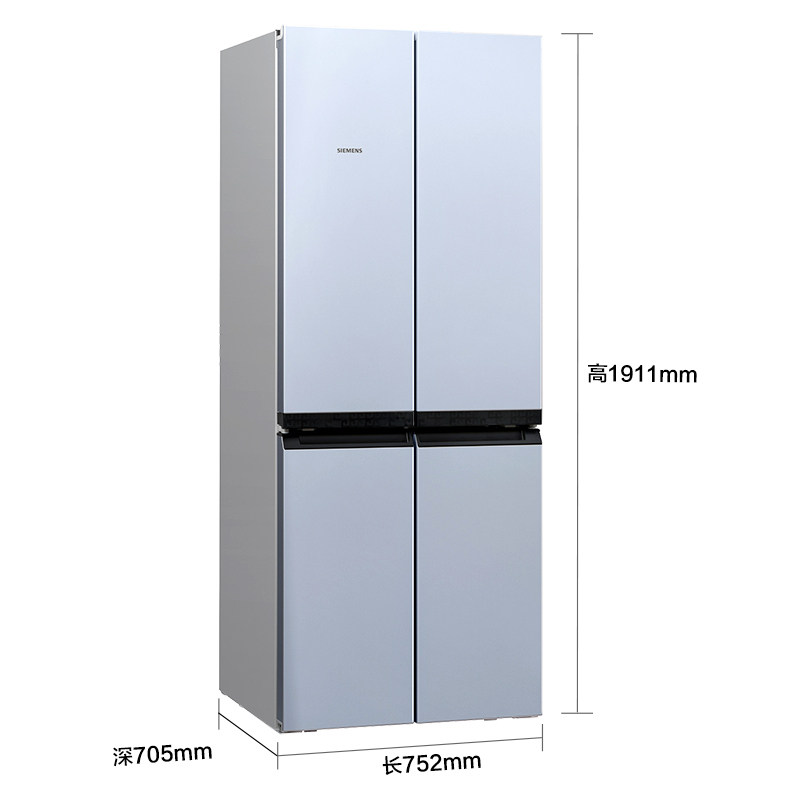 [套餐]西门子(SIEMENS)478升 家用变频多门冰箱 BCD-478W(KM47EA09TI)+整机保修至7年
