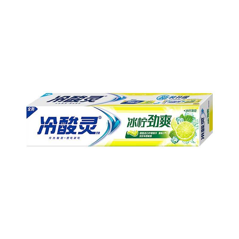 冷酸灵冰柠劲爽牙膏220克升级版