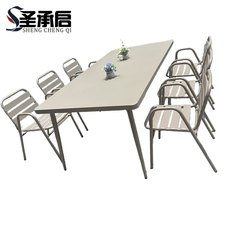 圣承启 户外桌椅 160长桌X6椅 套高清大图