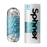 TENGA飞机杯spinner旋吸式自慰杯SPN-001白色日本进口男性系列男用成人情趣用具自慰器夹吸倒模逼真自营