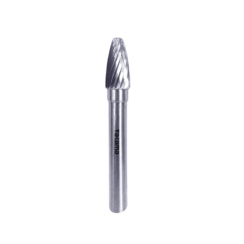 高松takama 硬质合金旋转锉单槽弧型圆头F型3*13*3mm905603 1支/盒