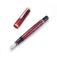 百利金(Pelikan )14K金钢笔尖M600红宝石特别版墨水笔 红宝石