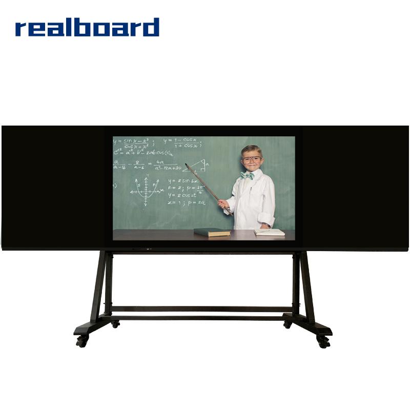 realboard 86英寸纳米膜触控智慧黑板 教学交互电子白板 双系统会议平板 电容触摸一体机 LFTR86HC2