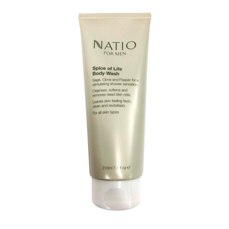 NATIO娜缇欧男士系列沐浴露210ml/瓶 温和清洁柔肤滋润补水保湿正品 澳洲进口