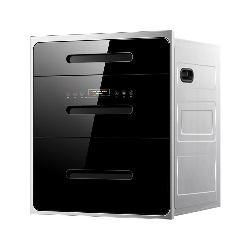 欢呼好太太消毒柜嵌入式二星级家用高温三抽大容量厨房碗筷餐具消毒碗柜A1313图片