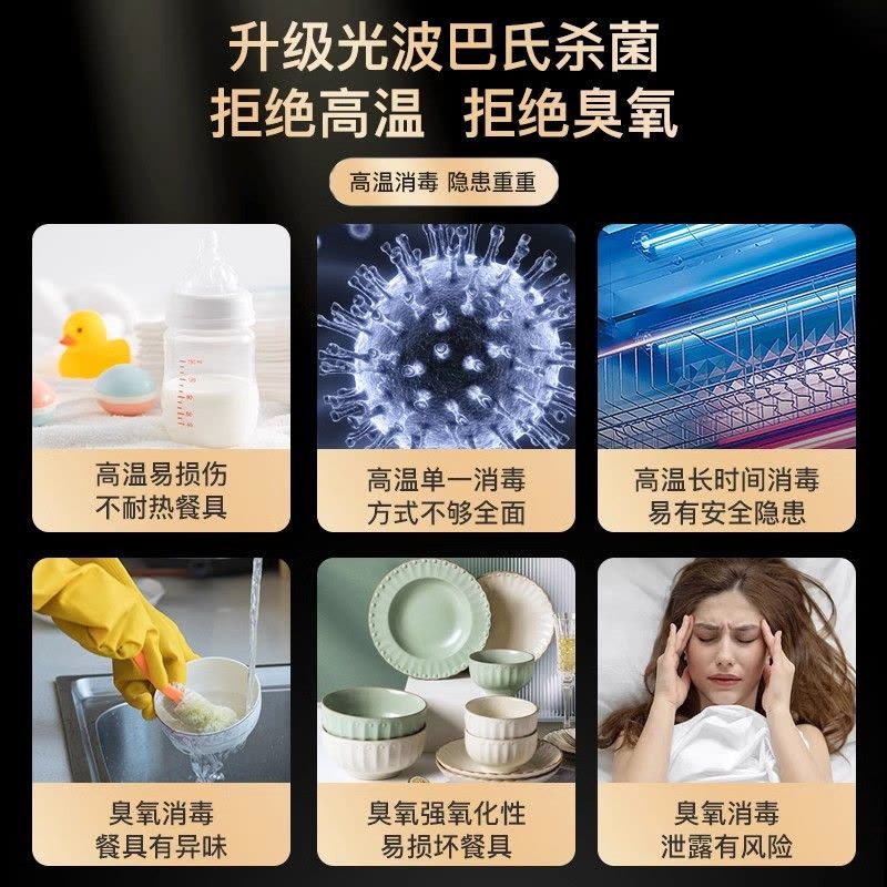 志高商用消毒碗柜不锈钢大容量热风循环立式双门食堂饭店茶水餐饮 ZTP-1000L(标配)热风循环+光波消毒图片