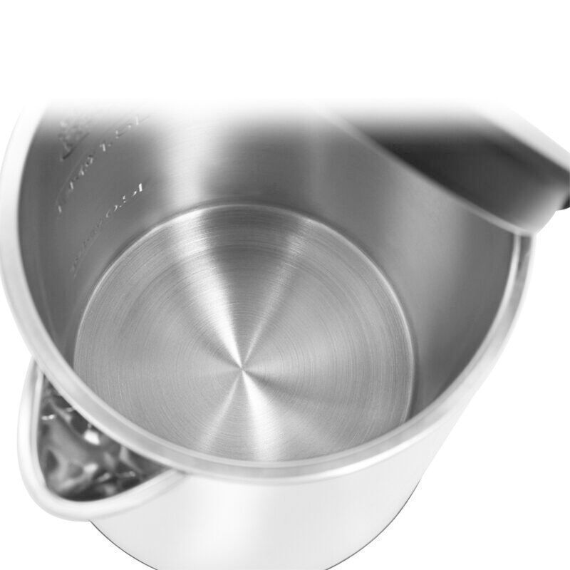 美的（Midea）电热水壶 HJ1508a 防烫 烧水壶 304不锈钢 煮茶家用 电水壶1.2-1.5L