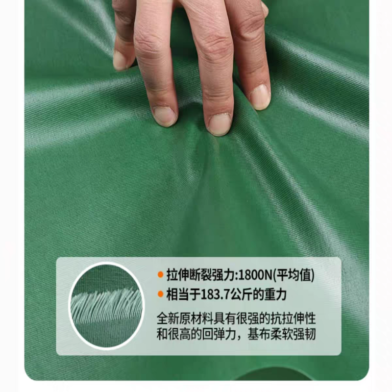 德力彩防雨布 篷布 600克 3*4米张