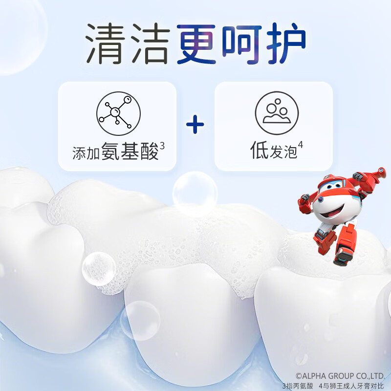 狮王(Lion)齿力佳儿童酵素抗糖防酸蛀牙膏2-6岁蜜桃60g高清大图