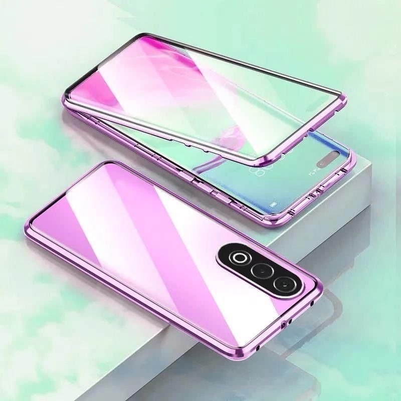 适用OPPOa3活力版全包防摔壳金属手机壳双面保护套OPPOa3外壳磁吸玻璃防摔保护套