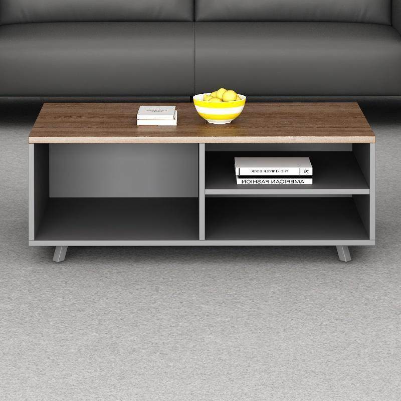 苏宁 金菲罗格 办公家具 接待会客木质茶几 120*60*45长茶几高清大图