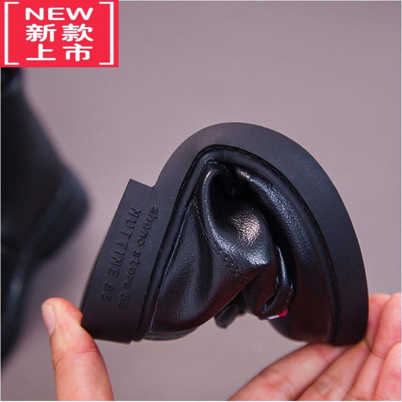 可莉允女童马丁靴英伦风2022新款儿童靴子春秋单靴小女孩公主靴宝宝短靴图片