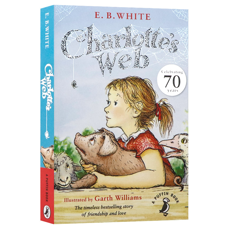 夏洛特的网 [正版]Charlotte’s web 夏洛特的网 夏洛的网英文版原版进口外国儿童文学书籍纽伯瑞奖作品 E高清大图