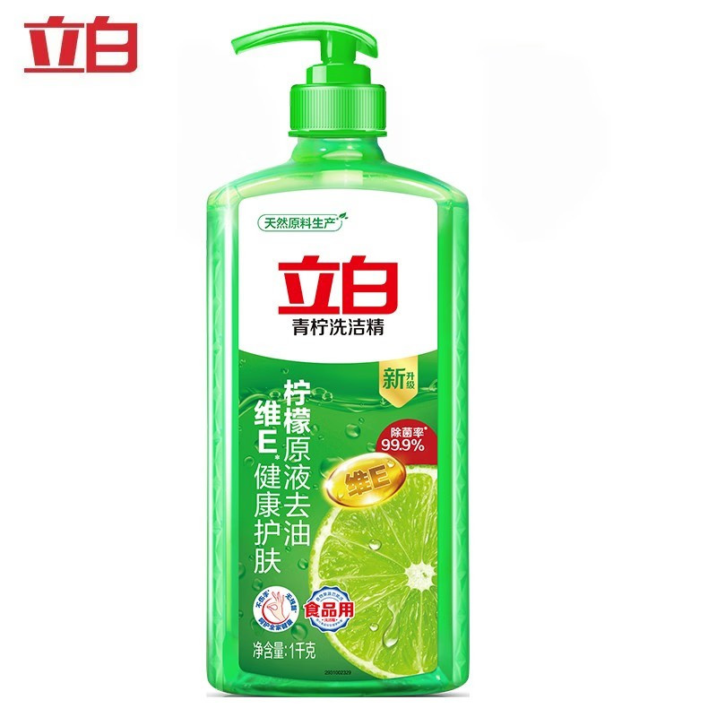 立白青柠洗洁精1kg瓶 f