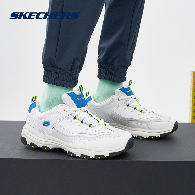 Skechers斯凯奇2021春季新款男女熊猫鞋经典轻便透气运动鞋老爹鞋