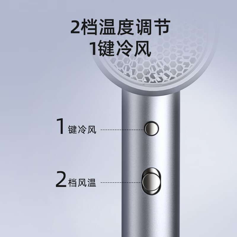 西屋负离子电吹风机 H107远航灰高清大图