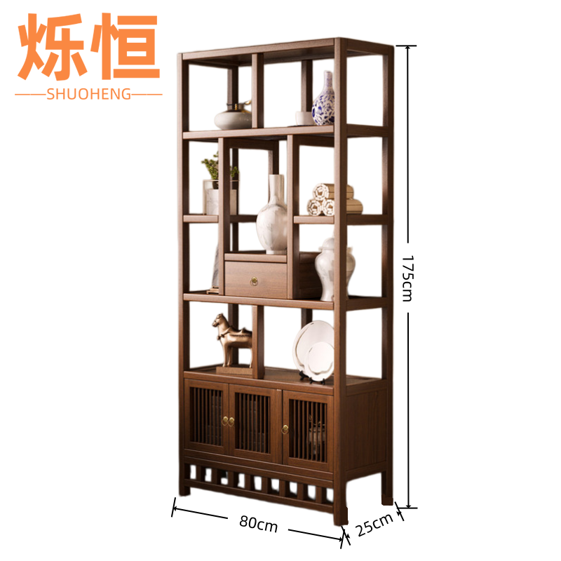 烁恒置物架100*25*175cm个高清大图