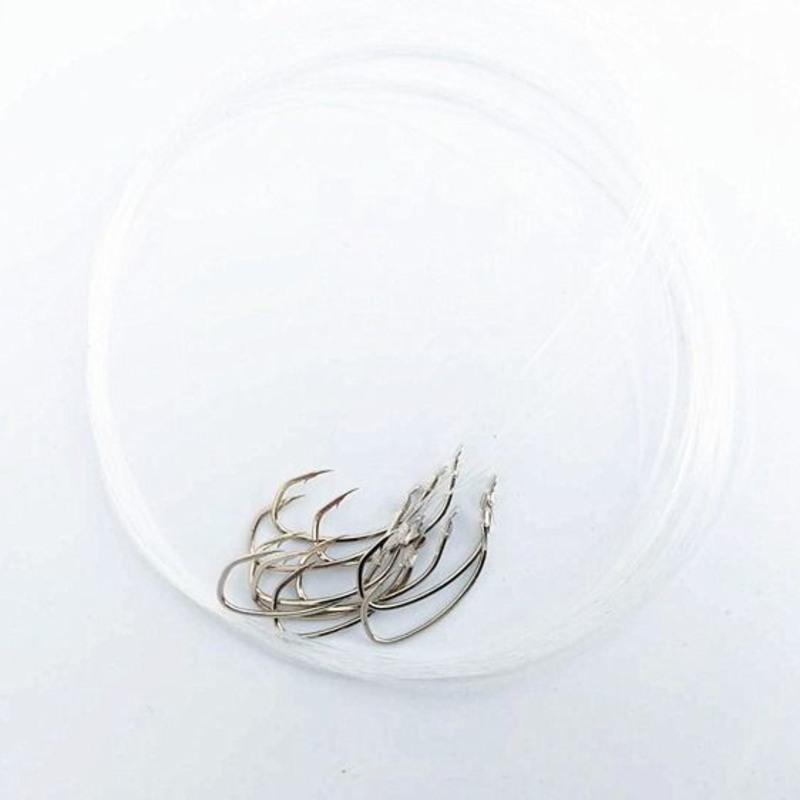 绑好鲈鱼钩手工绑制带线鱼钩子线钩海钓船钓钓鱼钩渔具配件单钩16号10