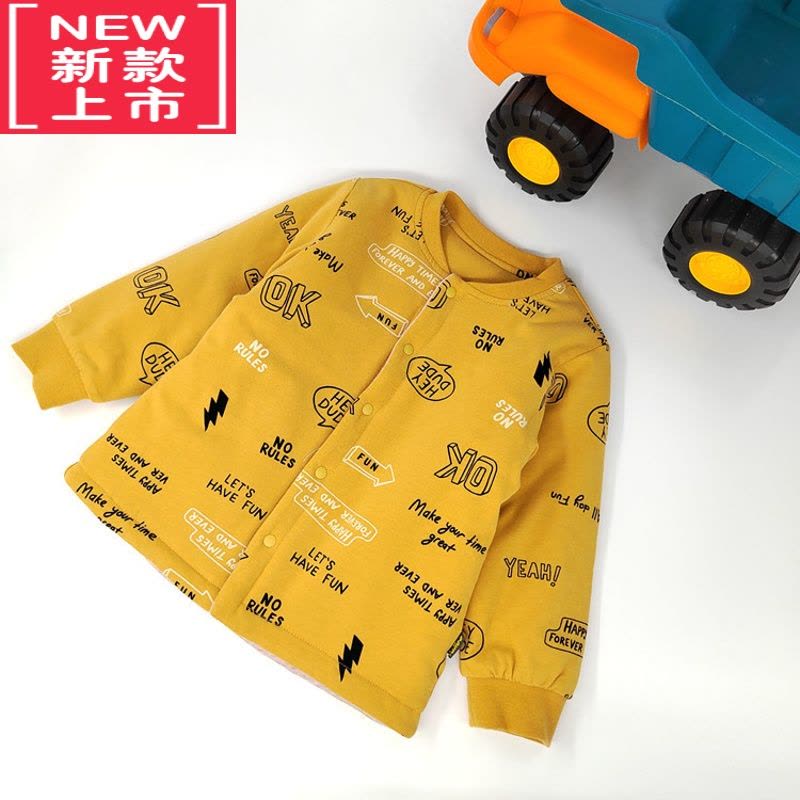 可莉允小童薄棉袄儿童薄棉棉衣男女童保暖棉服中童家穿秋冬暖气房图片