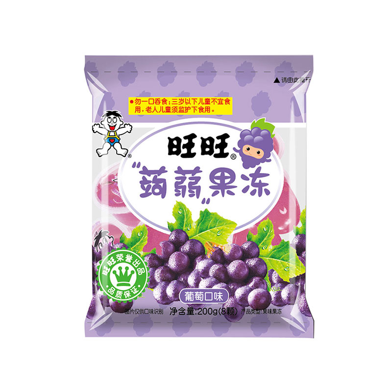 旺旺蒟蒻果冻葡萄味200g
