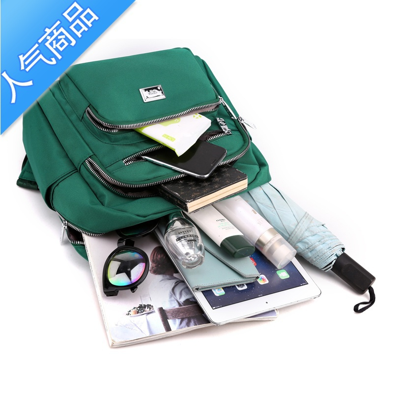 布双肩包女2021新款韩版时尚简约大容量防水旅行小背包书包潮书包学生