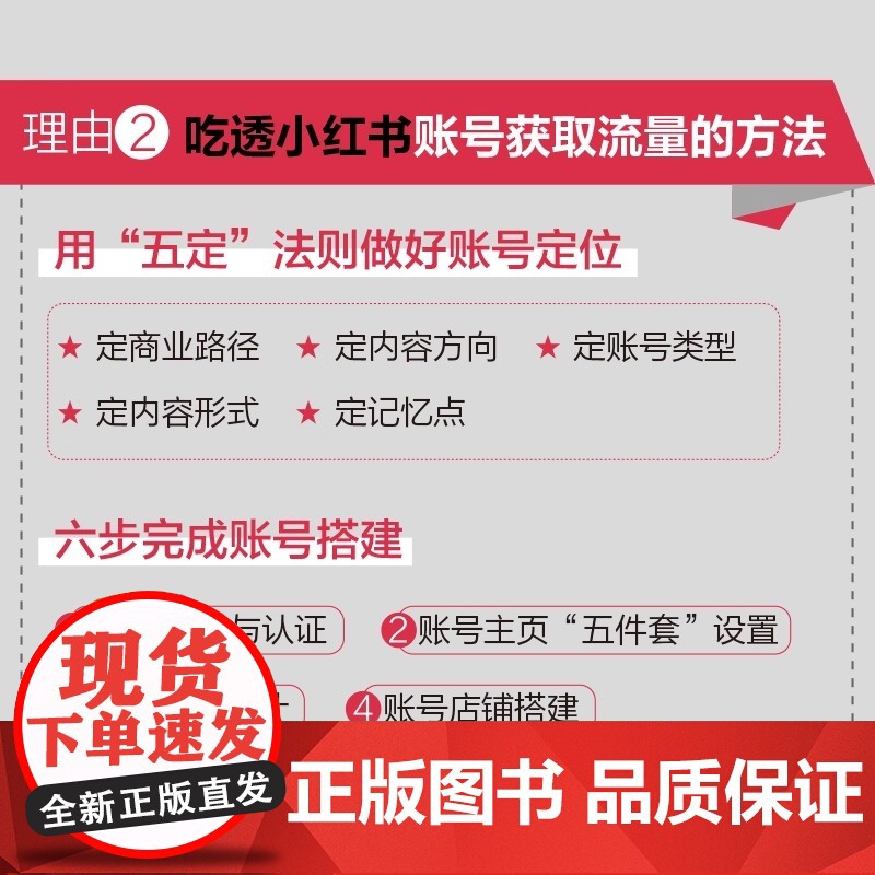 限量签名版]5小时吃透小红书 商业版 厦九九教你小红书赚钱内容变现5大方法 运营涨粉变现获客转化 直播带货 正版书籍高清大图