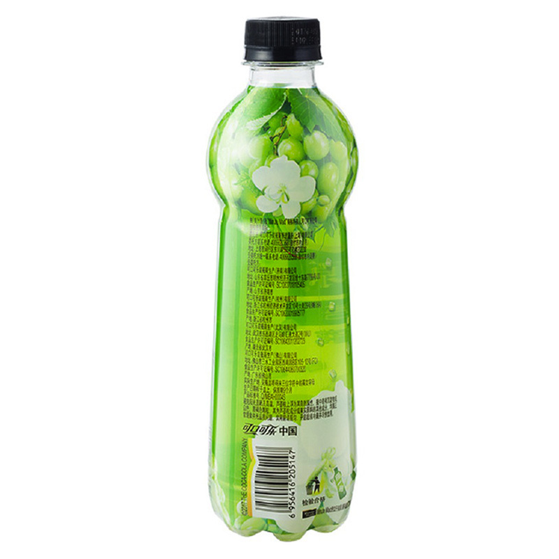 可口可乐美汁源minutemaid爽粒花语槐花风味葡萄汁饮料420ml12瓶pet