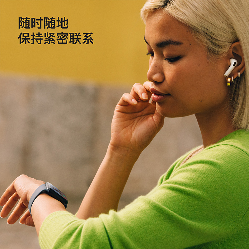 2025新款 Apple Watch SE GPS版 智能手表 铝金属表壳 运动型表带高清大图