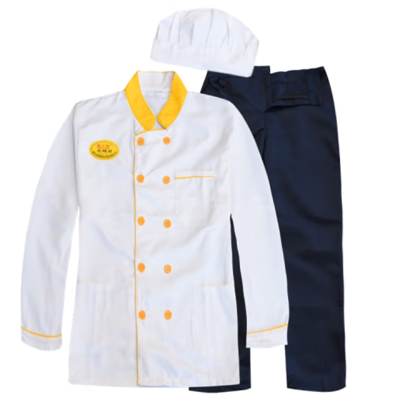 盾之源 厨师服 棉布 套 长袖M155-165高清大图