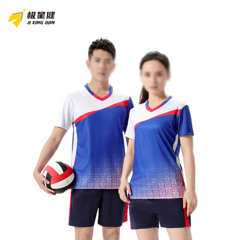 极性键 排球服 J860 套高清大图